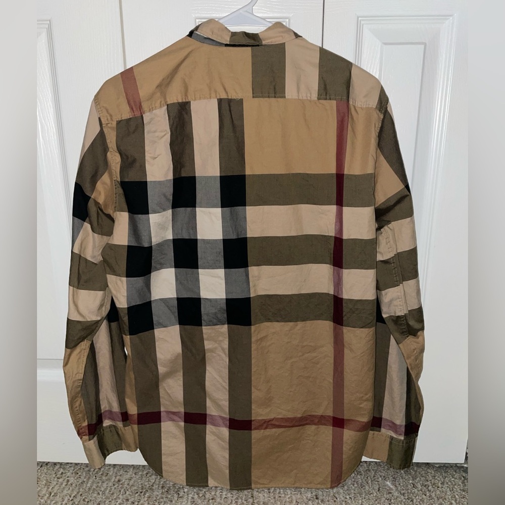 Burberry Multicolor Check Dress Shirt - Picture 4 of 5